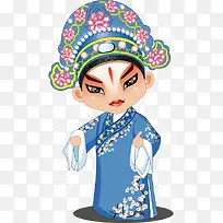 卡通戏曲人物矢量图-空若网 卡通戏曲人物矢量图-空若网