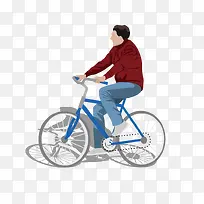 矢量骑单车-空若网 矢量骑单车-空若网