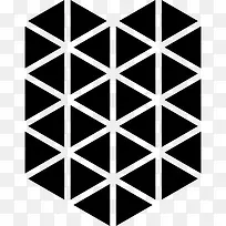 多边形的盾形图标-空若网 多边形的盾形图标-空若网