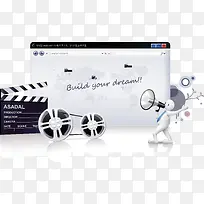 矢量影视素材-空若网 矢量影视素材-空若网