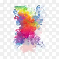 彩色烟雾背景素材-空若网 彩色烟雾背景素材-空若网