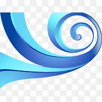 蓝色潮流花纹-空若网 蓝色潮流花纹-空若网