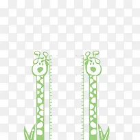 长颈鹿刻度尺-空若网 长颈鹿刻度尺-空若网