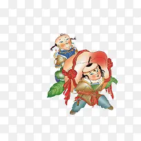 春节年画高清免抠图素材-空若网 春节年画高清免抠图素材-空若网