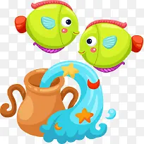 С���ˮʸ��PNG�ز�-������