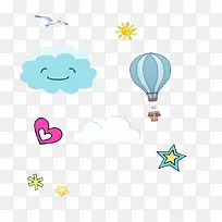 卡通可爱装饰素材-空若网 卡通可爱装饰素材-空若网