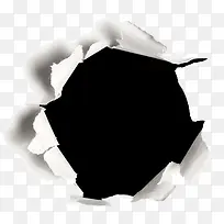 圆形破洞白色纸张-空若网 圆形破洞白色纸张-空若网