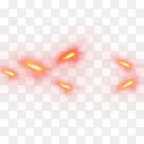 橙色明亮点状光效-空若网 橙色明亮点状光效-空若网