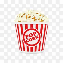 红色圆柱爆米花美食食物-空若网 红色圆柱爆米花美食食物-空若网