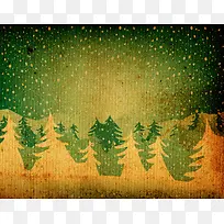 卡通树背景-空若网 卡通树背景-空若网