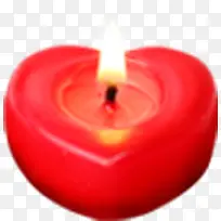 红色爱心蜡烛七夕-空若网 红色爱心蜡烛七夕-空若网
