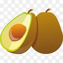 牛油果png矢量素材-空若网 牛油果png矢量素材-空若网