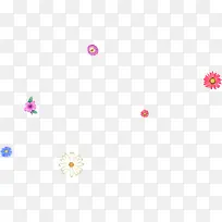 彩色可爱田园花朵-空若网 彩色可爱田园花朵-空若网