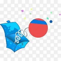 高清摄影手绘炫彩海报惊喜盒子-空若网 高清摄影手绘炫彩海报惊喜盒子-空若网