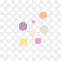 彩色圆形底纹-空若网 彩色圆形底纹-空若网