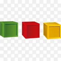 彩色立体方块-空若网 彩色立体方块-空若网