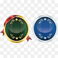 古典圆形按钮复古按钮素材-空若网 古典圆形按钮复古按钮素材-空若网