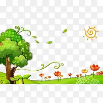 卡通树木-空若网 卡通树木-空若网