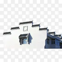 马头墙装饰免抠免费素材-空若网 马头墙装饰免抠免费素材-空若网