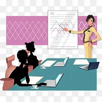 矢量商业会议素材-空若网 矢量商业会议素材-空若网