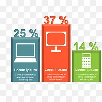矢量柱状图边框素材-空若网 矢量柱状图边框素材-空若网