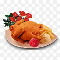 年夜饭炸鸡素材-空若网 年夜饭炸鸡素材-空若网