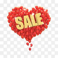 促销心形元素 SALE-空若网 促销心形元素 SALE-空若网