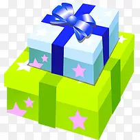 大小的长方形星星底纹礼物盒-空若网 大小的长方形星星底纹礼物盒-空若网