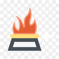 矢量炉火素材-空若网 矢量炉火素材-空若网