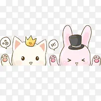 可爱小猪小猫卡通贴纸-空若网 可爱小猪小猫卡通贴纸-空若网