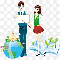 矢量学生素材-空若网 矢量学生素材-空若网