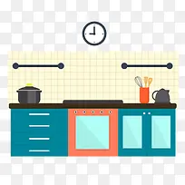 矢量厨房橱柜-空若网 矢量厨房橱柜-空若网