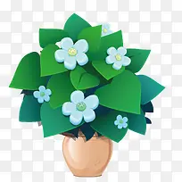 摆台盆栽矢量素材-空若网 摆台盆栽矢量素材-空若网