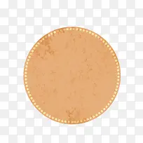 圆形复古面料标签矢量素材-空若网 圆形复古面料标签矢量素材-空若网