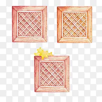 手绘窗口插画素材-空若网 手绘窗口插画素材-空若网