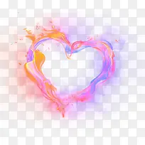 彩色绚丽爱心设计-空若网 彩色绚丽爱心设计-空若网