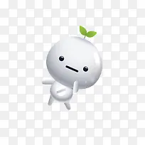 白色发芽小人-空若网 白色发芽小人-空若网