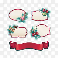 矢量图圣诞标牌-空若网 矢量图圣诞标牌-空若网