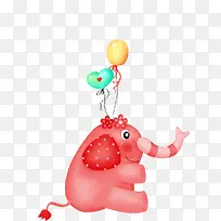 粉红色大象-空若网 粉红色大象-空若网