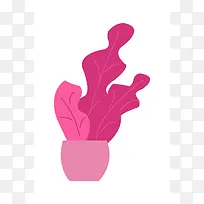 ai手绘矢量花盆素材-空若网 ai手绘矢量花盆素材-空若网