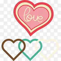 创意心形标签-空若网 创意心形标签-空若网