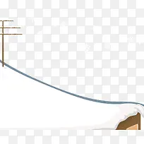 雪景大雪厚雪矢量素材-空若网 雪景大雪厚雪矢量素材-空若网