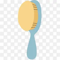 时尚梳子可爱卡通婴儿矢量素材-空若网 时尚梳子可爱卡通婴儿矢量素材-空若网