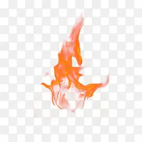 橙色漂亮火苗-空若网 橙色漂亮火苗-空若网