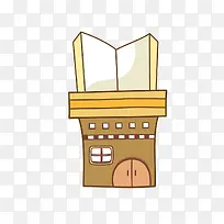 抽象卡通图书馆-空若网 抽象卡通图书馆-空若网