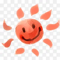 卡通手绘笑脸小太阳-空若网 卡通手绘笑脸小太阳-空若网
