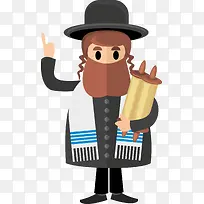 卡通矢量大胡子人物-空若网 卡通矢量大胡子人物-空若网