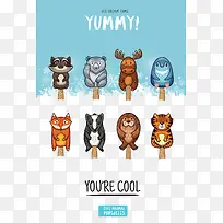 可爱动物海报封面-空若网 可爱动物海报封面-空若网