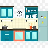 矢量厨房插图-空若网 矢量厨房插图-空若网