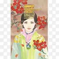 武媚娘手绘插画首页-空若网 武媚娘手绘插画首页-空若网